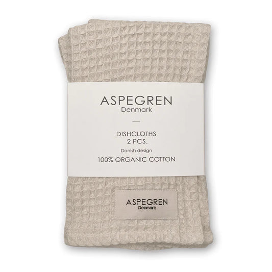 Aspegren Spültuch 2er Pack hellbeige