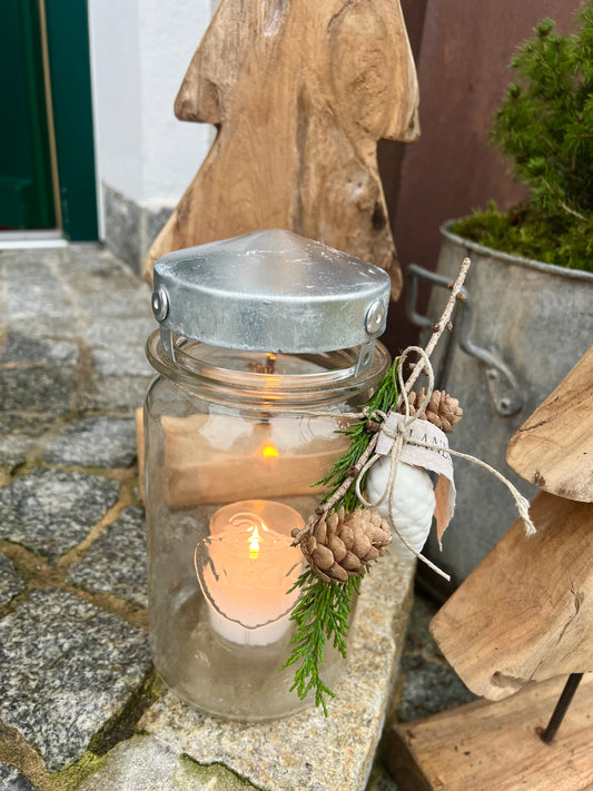 Deckel für „Einmachglas Windlicht“