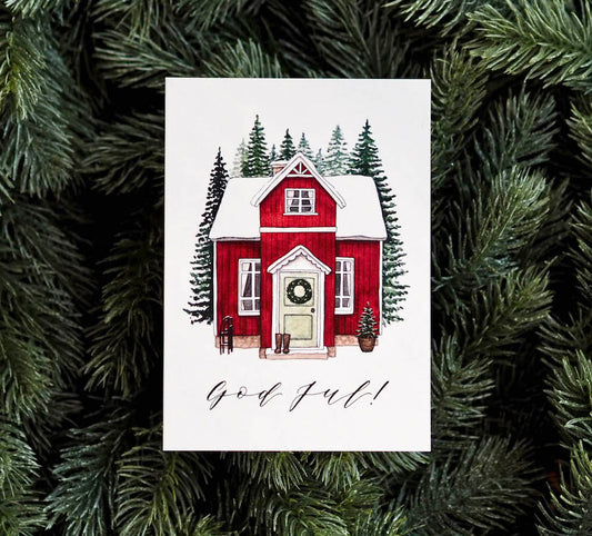 Postkarte "God Jul"